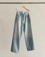 OUNCE Brush Wash Light Denim Pants - Image 8