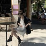 OUNCE Eyelet String Dress