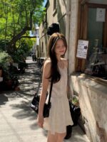 OUNCE Eyelet String Dress - Image 8