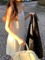 OUNCE Eyelet String Dress - Image 11