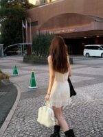 OUNCE Eyelet String Dress - Image 14