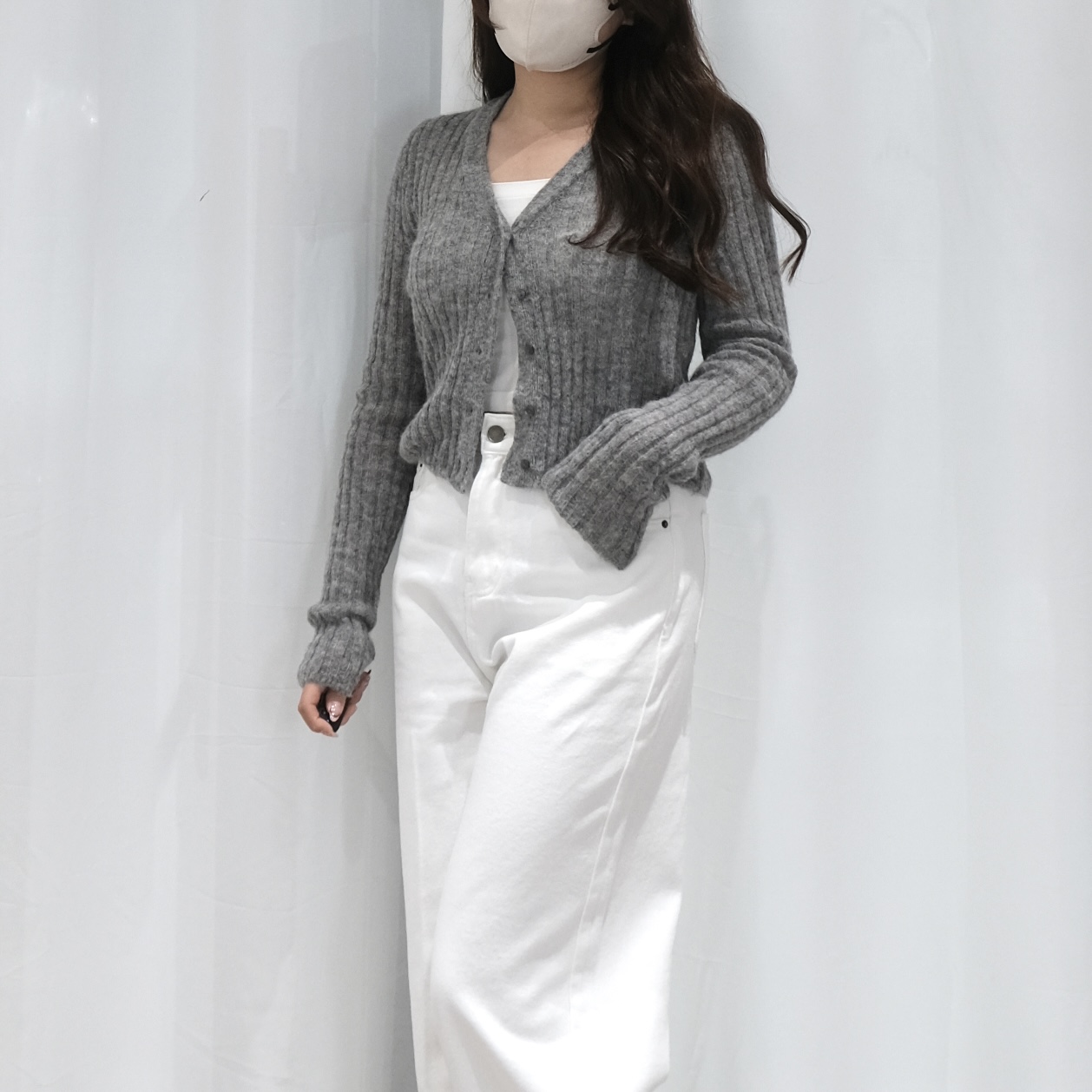 26FEBOTR001_NEW_01 Must-Have Ribbed Cardigan - Image 1