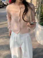 Broderie Hearts Cardigan - Image 7