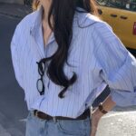 COMEBACK!! Shimmering Stripes Shirt