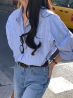 COMEBACK!! Shimmering Stripes Shirt - Image 4