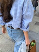 COMEBACK!! Shimmering Stripes Shirt - Image 8