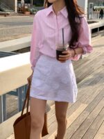 COMEBACK!! Shimmering Stripes Shirt - Image 17