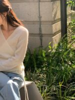 Wool Wrapped Blouse - Image 7