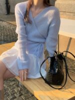 Wool Wrapped Blouse - Image 19