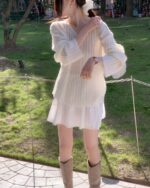 Loose Ribbed Knit Top - Image 5