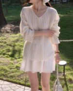 Loose Ribbed Knit Top - Image 6