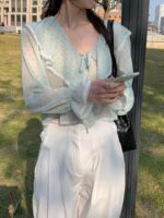 Flowery Collar Blouse - Image 8