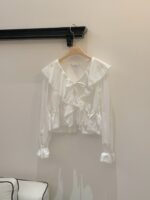 Flowery Collar Blouse - Image 15