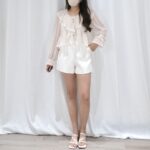Flowery Collar Blouse - Image 7