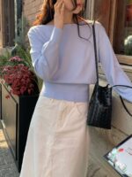 Boat Neck Crop Top - Image 7