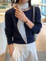 Boat Neck Crop Top - Image 13