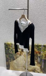 Ribbed Vneck Layered Top - Image 9