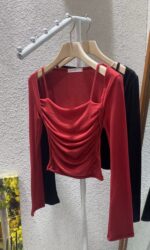 Shirred Layered Tees - Image 2