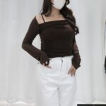 Shirred Layered Tees - Image 10