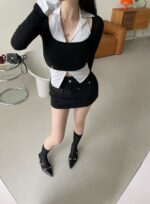 Pleated Shirt Top - Image 3