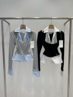 Pleated Shirt Top - Image 4