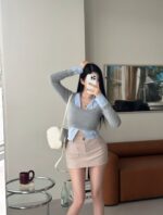 Pleated Shirt Top - Image 11