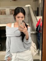 Hooded Offshoulder Top - Image 4