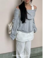 Hooded Offshoulder Top - Image 12