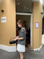 OUNCE Cashmere Half-Zip Knit Top - Image 2