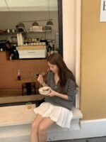 OUNCE Cashmere Half-Zip Knit Top - Image 7