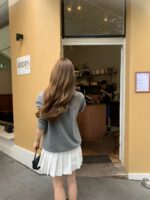 OUNCE Cashmere Half-Zip Knit Top - Image 11