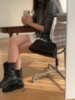 OUNCE Cashmere Half-Zip Knit Top - Image 13