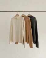 OUNCE Cashmere Half-Zip Knit Top - Image 16