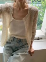 OUNCE Cloud Wrinkle Cardigan - Image 4