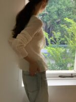 OUNCE Cloud Wrinkle Cardigan - Image 7