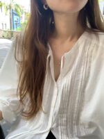 OUNCE Kid Pintuck Blouse - Image 3