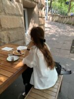 OUNCE Kid Pintuck Blouse - Image 6