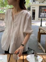 OUNCE Kid Pintuck Blouse - Image 8