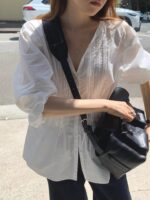 OUNCE Kid Pintuck Blouse - Image 10