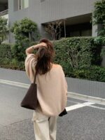 OUNCE Mohair V-Neck Knit Top - Image 10