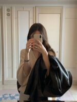 OUNCE Mohair V-Neck Knit Top - Image 13