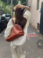 OUNCE Mohair V-Neck Knit Top - Image 14