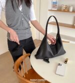 Grained Sleek Traingular Bag - Image 10