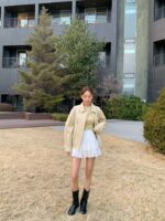 [Premium] Ruched Tiered Mini Skirt - Image 13