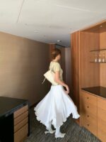 [Premium] Ruffle Hem Flowy Midi Skirt - Image 13