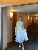 [Premium] Ruffle Hem Flowy Midi Skirt - Image 14