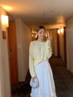 [Premium] Ruffle Hem Flowy Midi Skirt - Image 18