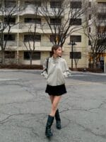 [Premium] Tiered Lace Mini Skirt - Image 2