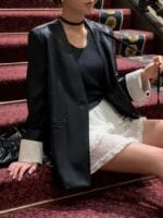 [Premium] Tiered Lace Mini Skirt - Image 3