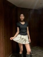 [Premium] Tiered Lace Mini Skirt - Image 6